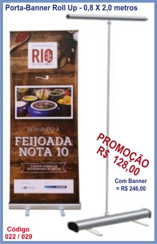 Roll Up código 022 (0,8 X 2,0 metros)